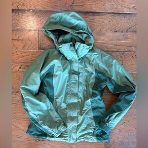 Older green north face jacket women's small